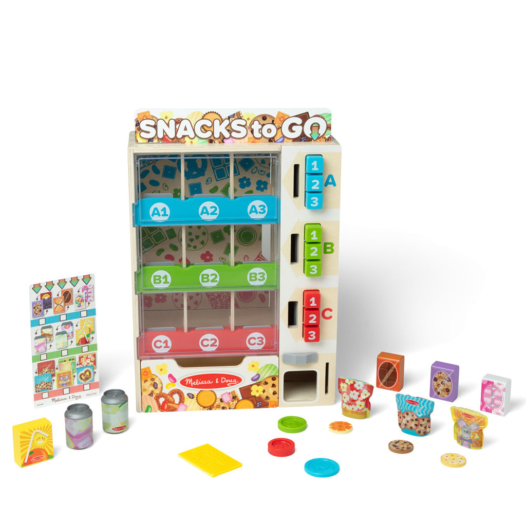 Melissa & Doug Legemad, Snack automat - 16 dele