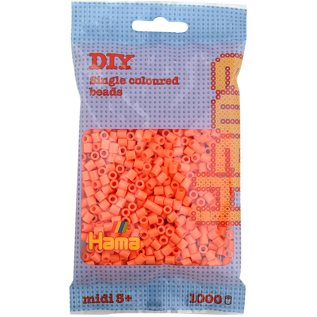 Hama Midi perler i pose, Abrikos - 1000 stk