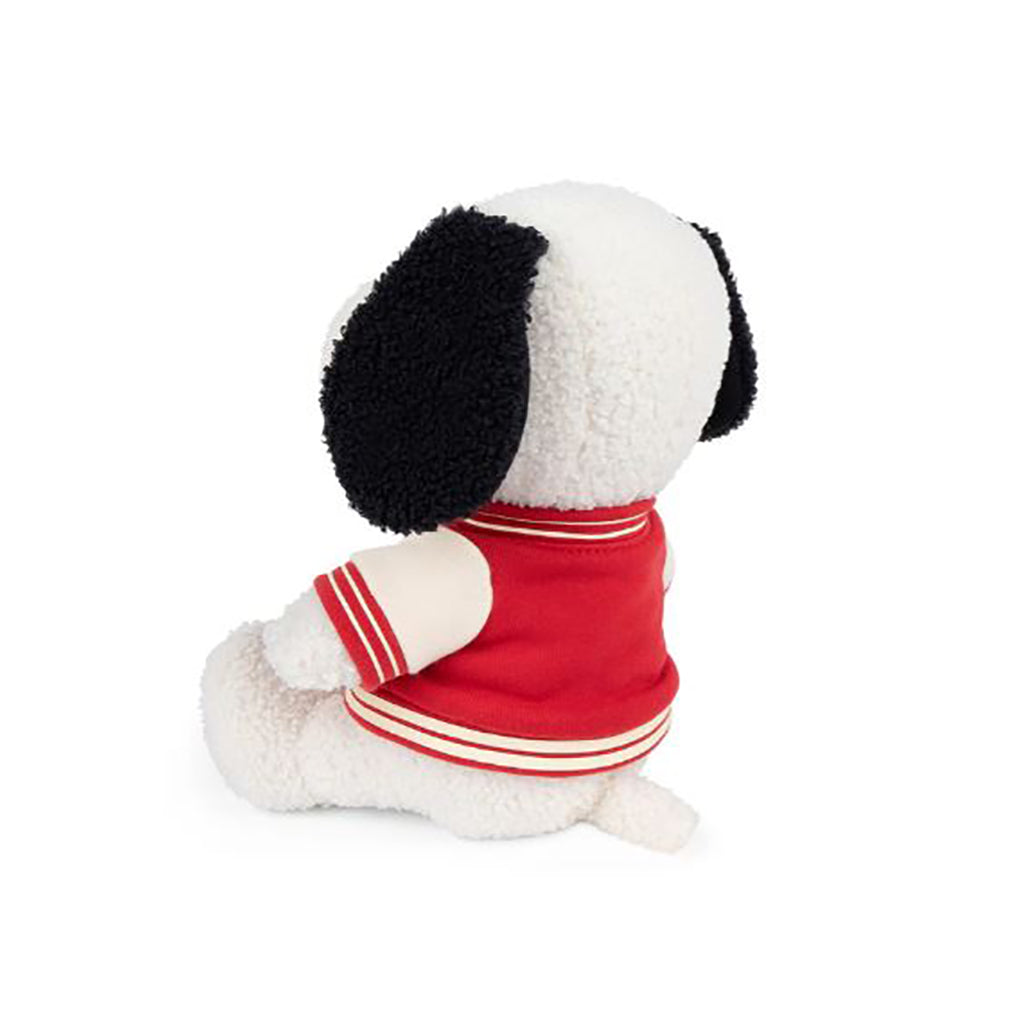 Snoopy bamse m varsity jakke - 25 cm
