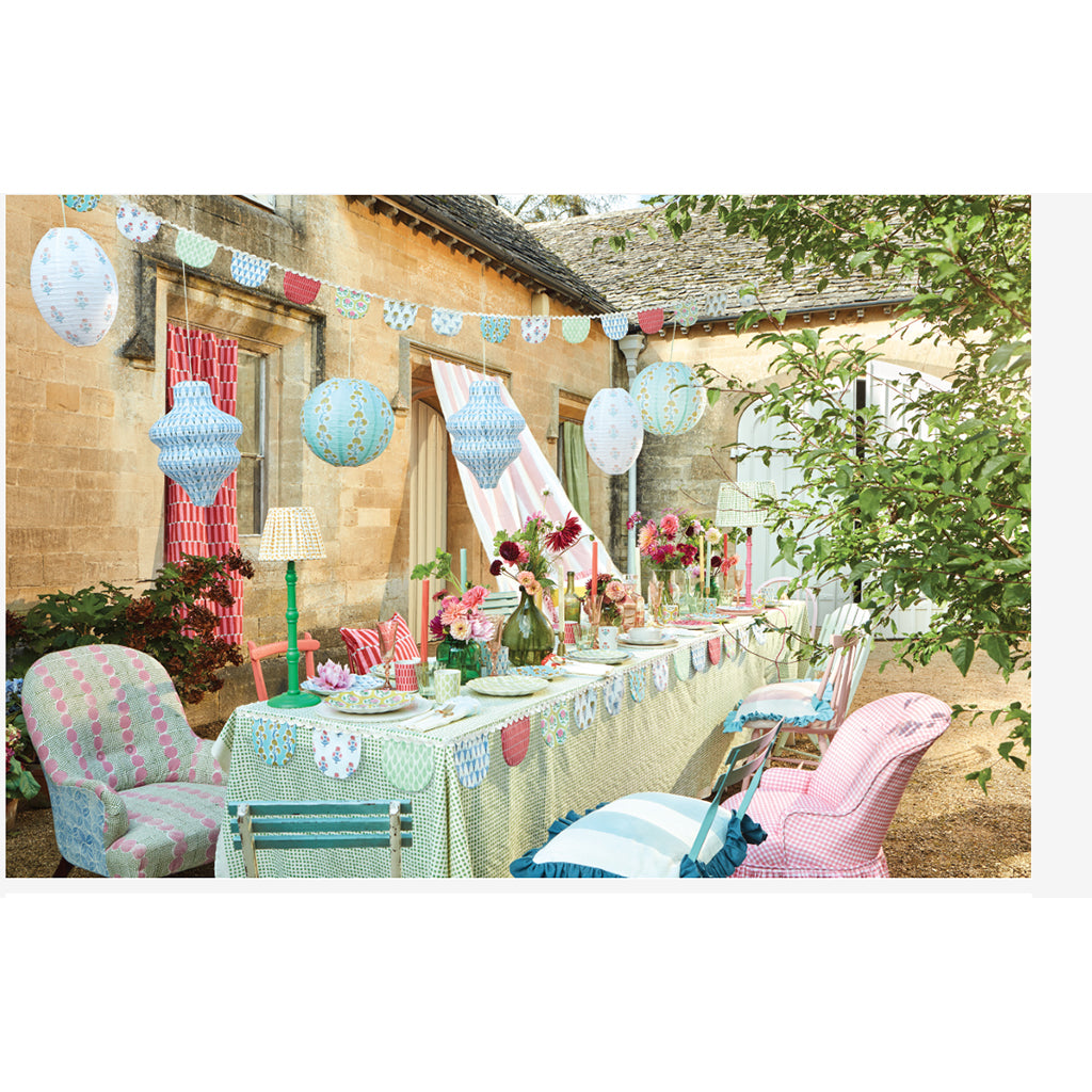 Meri Meri lanterne i rispapir, Molly Mahon, 3- pak - UDEN LYSKILDE