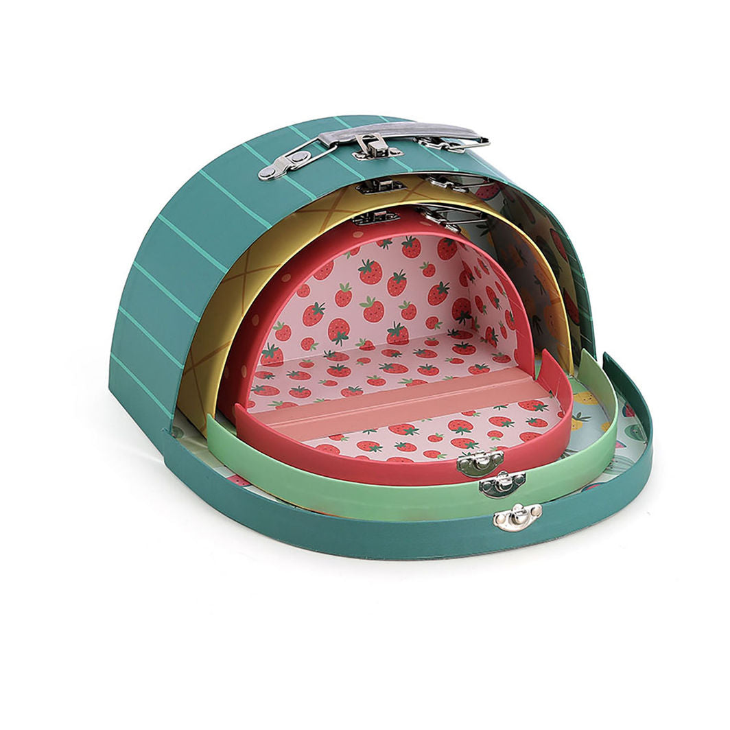 Vilac Kuffertsæt, 3 stk - Frugter