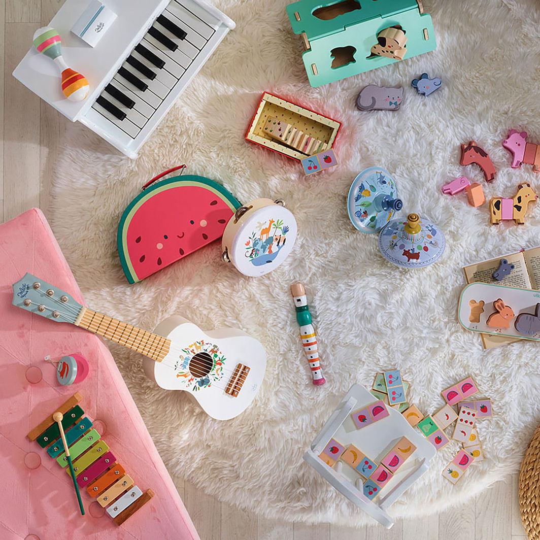 Vilac Kuffertsæt, 3 stk - Frugter