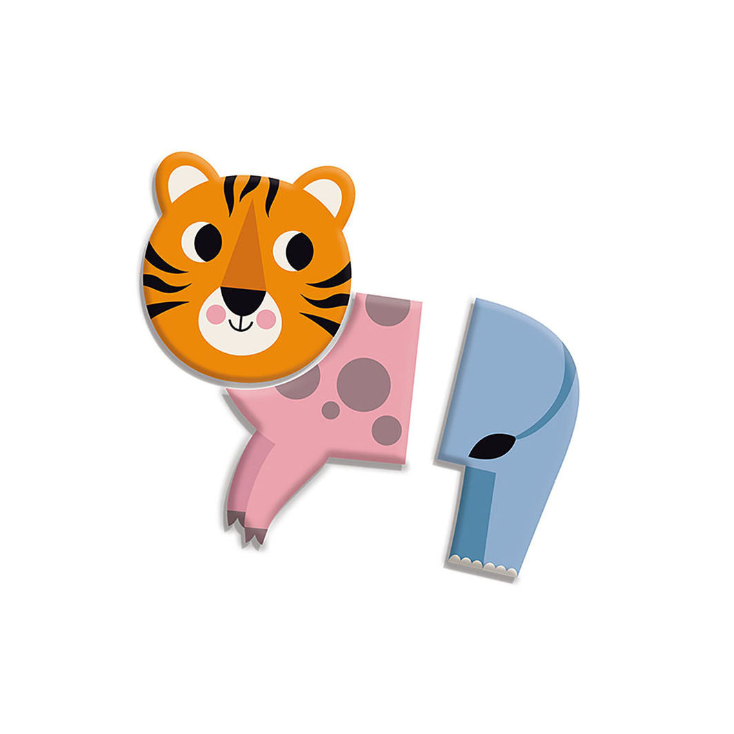 Vilac Magneter 30 stk, Sammensæt 10 sjove dyr