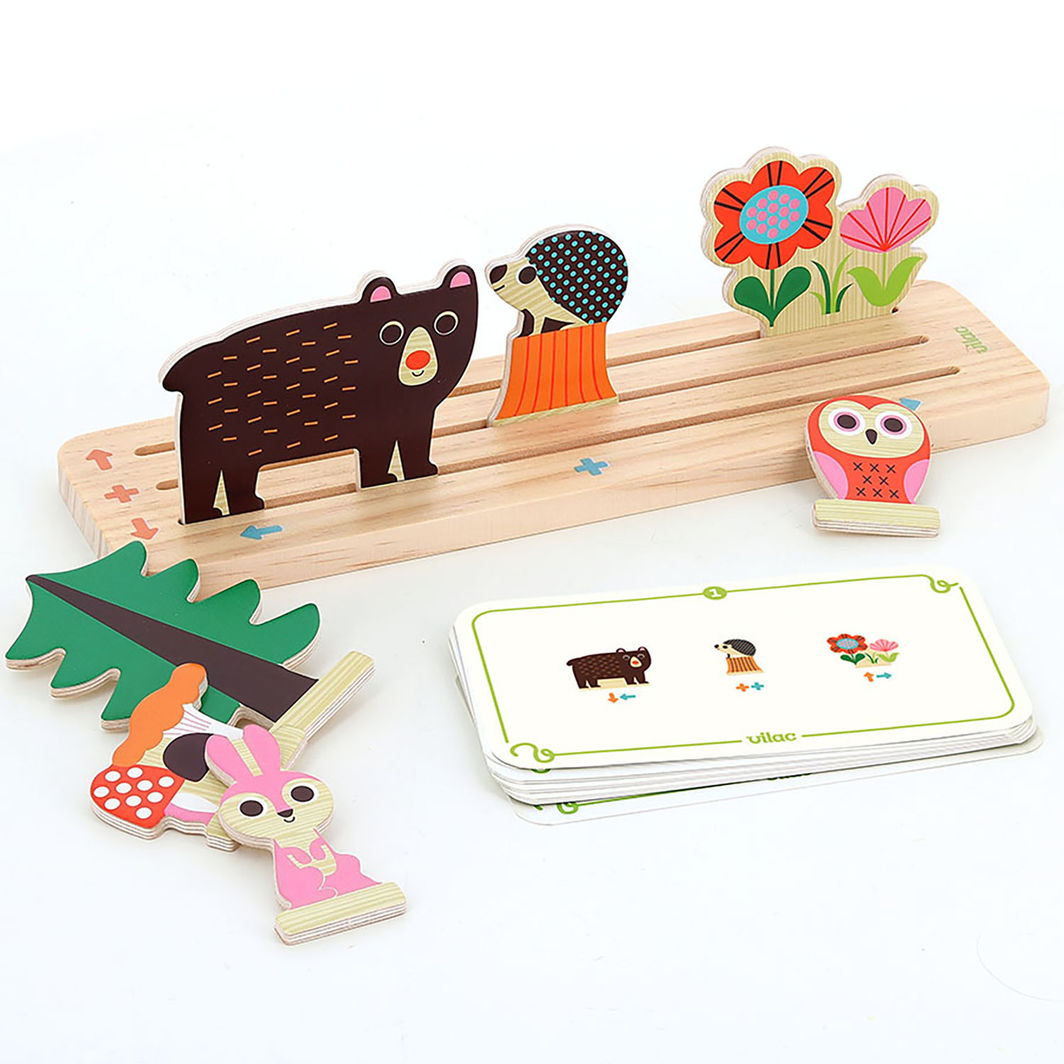 Vilac kombinationsspil, Oussassplass hjernetræning - Skoven