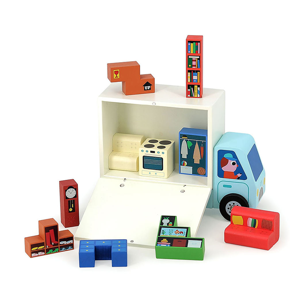 Vilac - Logikspil 19 brk - Flyttevogn