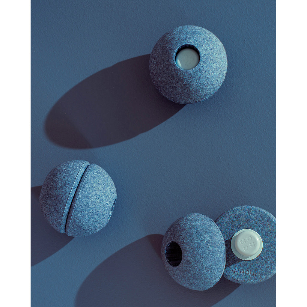 Modu 3 skumbolde, Deep blue/ Sky blue