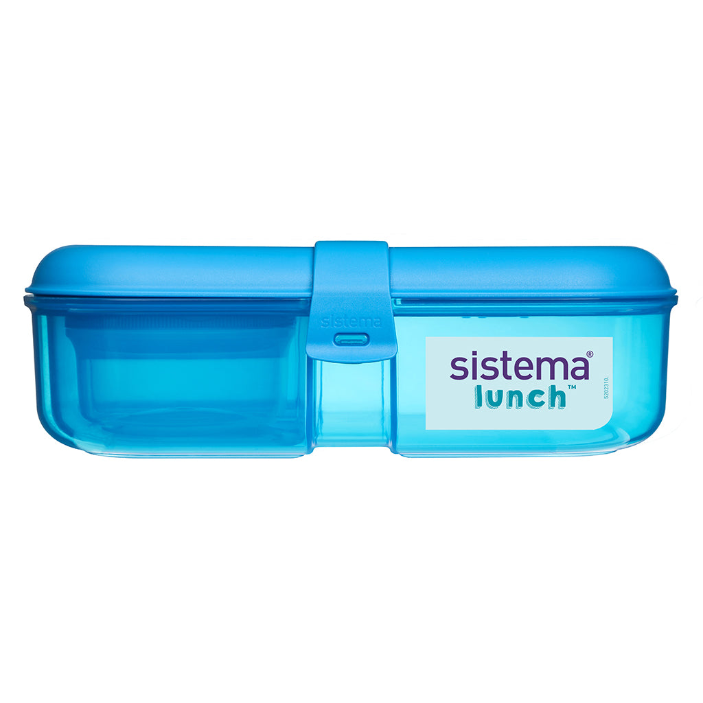 Sistema Ribbon lunch madkasse med aftageligt rum, 1.1L - Blue