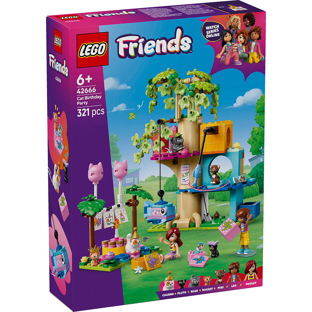 LEGO® Friends, Katte-fødselsdagsfest og trætophus