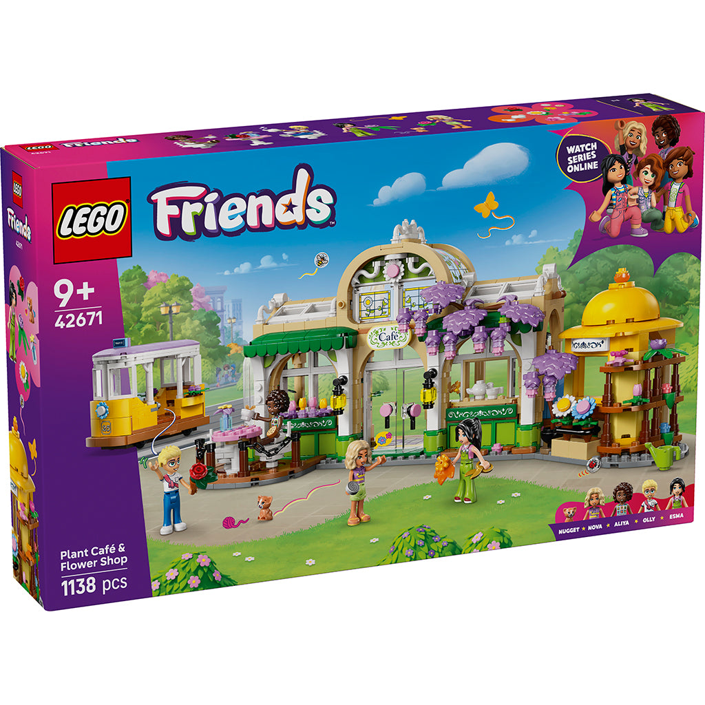 LEGO® Friends, Plantecafé og blomsterbutik