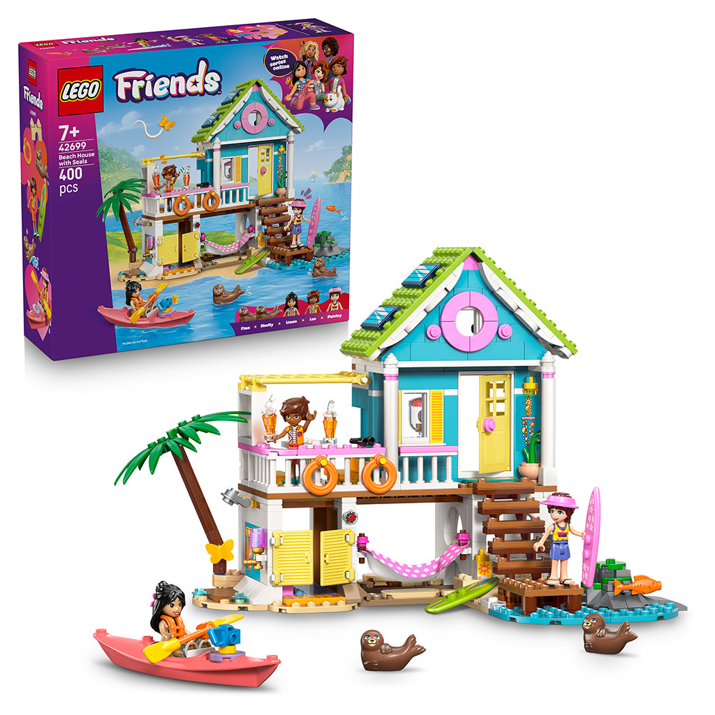 LEGO® Friends Strandhus med sæler