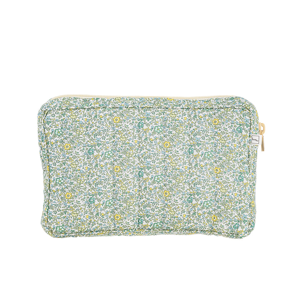 Bon Dep Pouch small, toilettaske med Liberty - Katie and Millie green