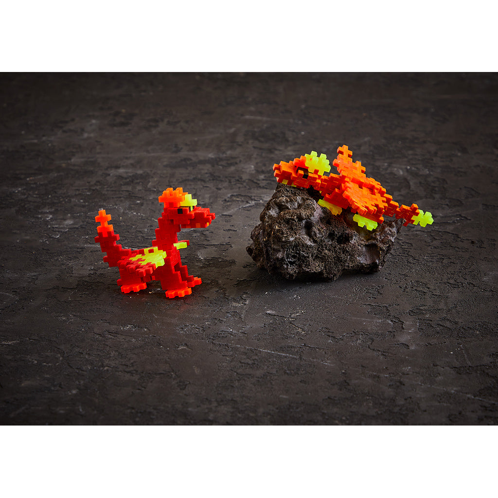 Plus-Plus Fire dragon, 100 stk i rør