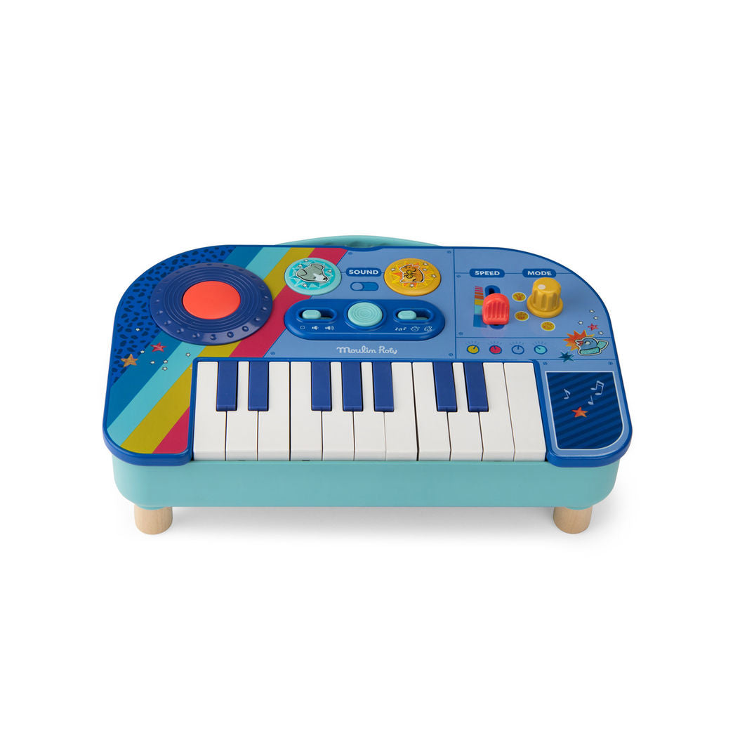 Moulin Roty elektrisk keyboard - Puce & Pilou