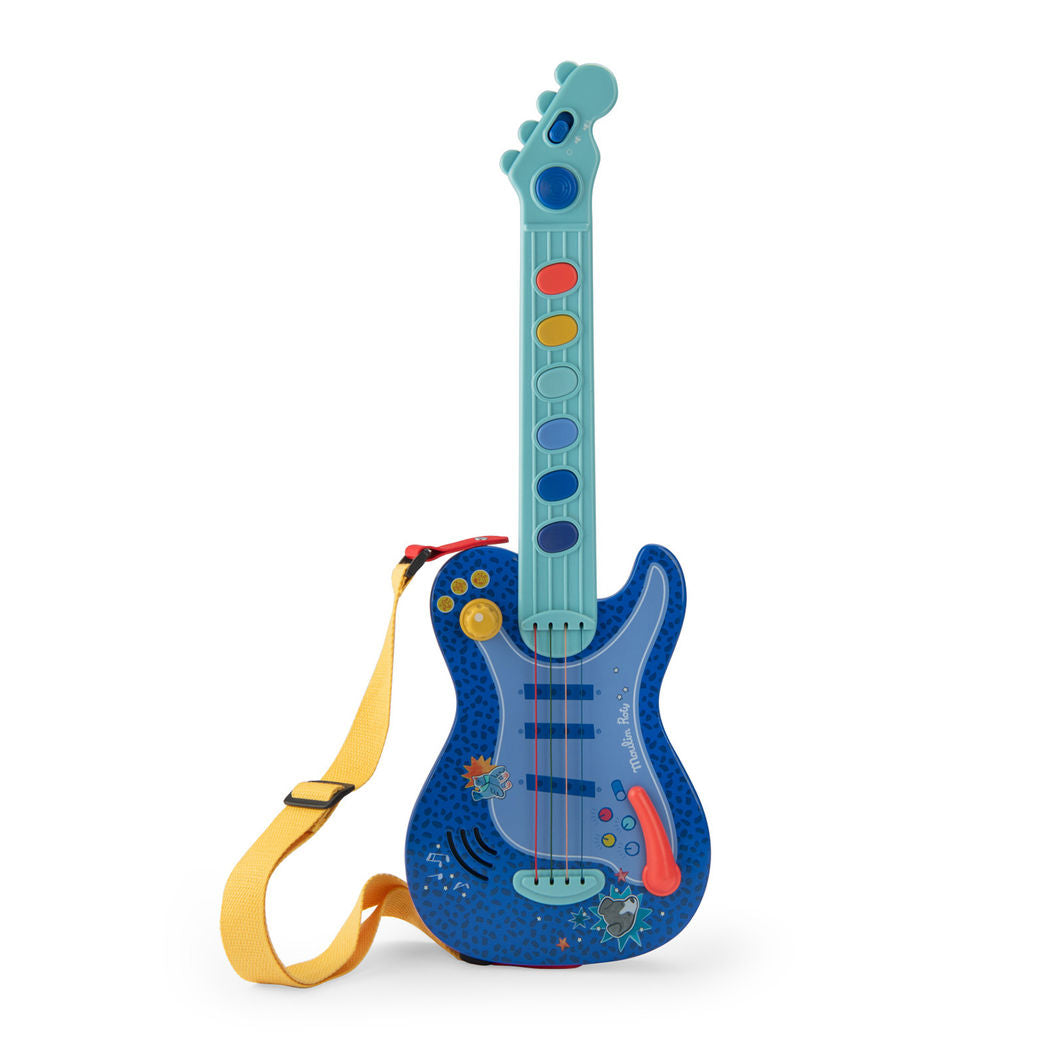 Moulin Roty Musikinstrument, Elektrisk guitar - Puce & Pilou