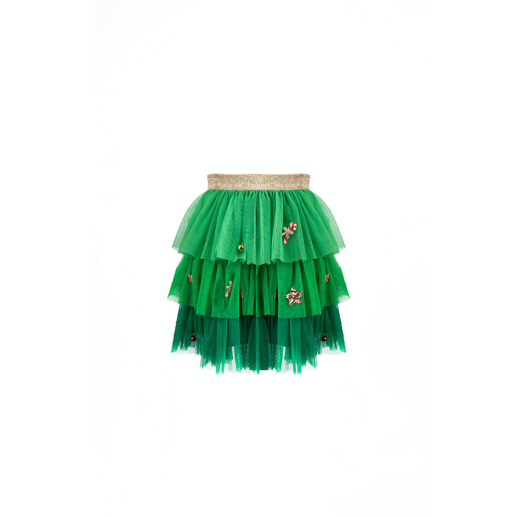 Great Pretenders udklædningstøj, Juletræ nederdel - str. 4-6 år