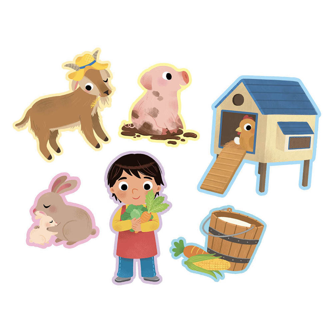 Auzou Mine første klistermærker, På landet