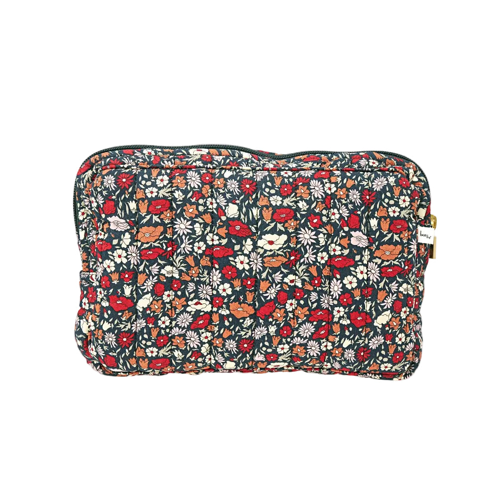 Bon Dep Pouch small, toilettaske med Liberty - Petal & Daisy