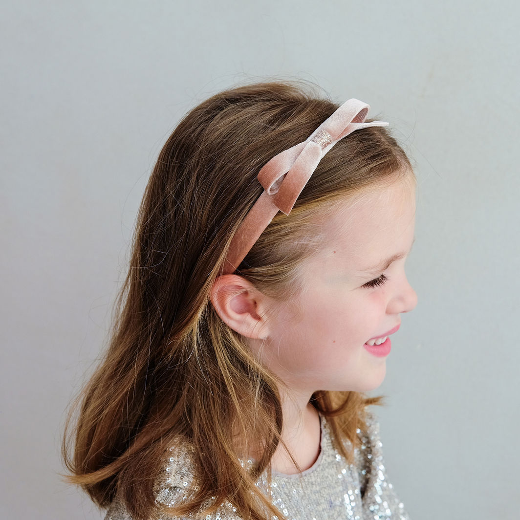 Mimi & Lula Hårbøjle - Pink Violet Bow