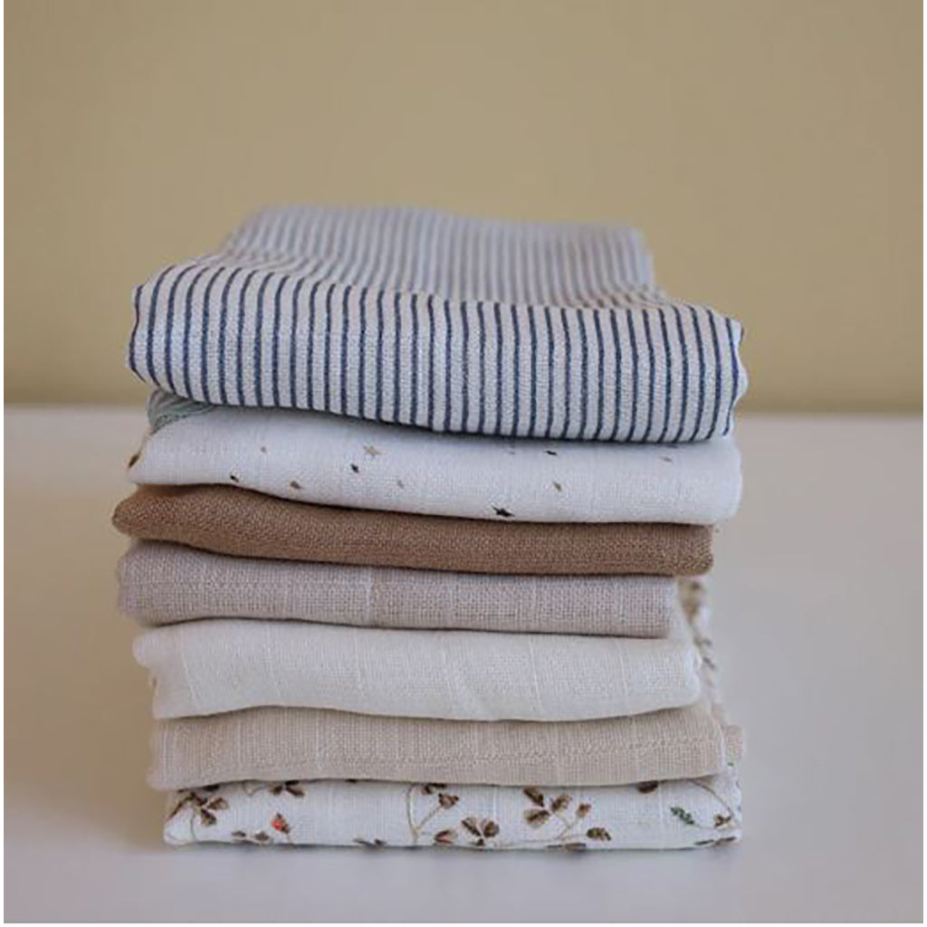 Cam Cam stofble, økologisk, 2-pak - Classic stripes