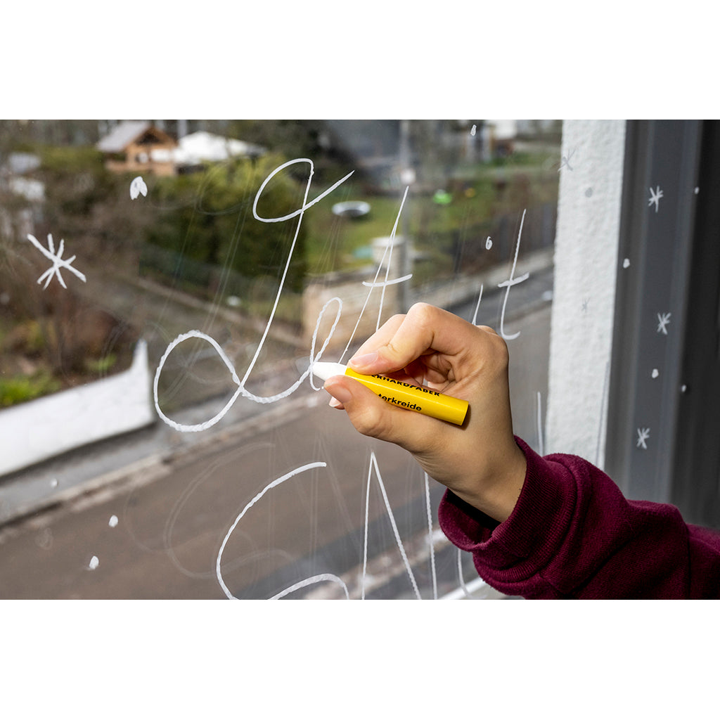 Faber-Castell Vinduesfarver/whiteboard, EFA voks farver - 12 stk