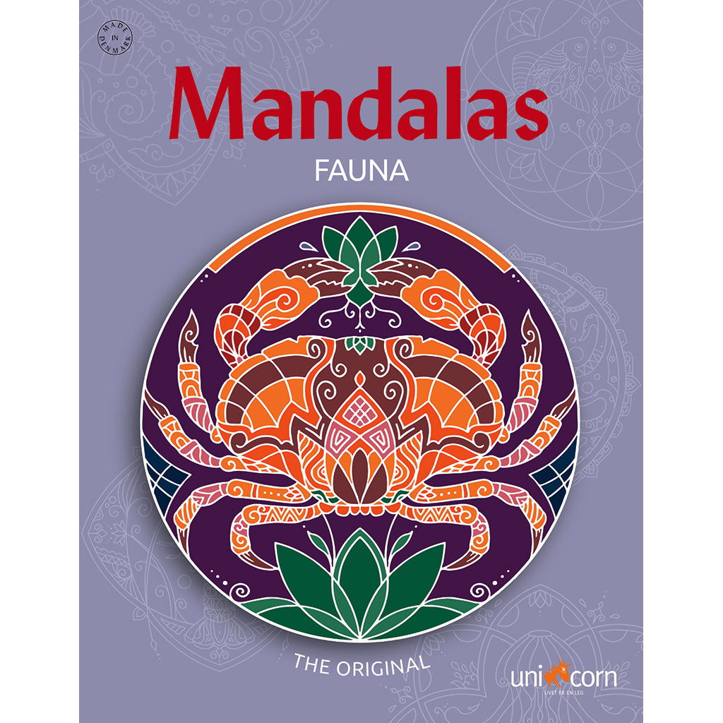 Mandalas malebog, Fauna -
Den originale malebog med 32 dyremotiver