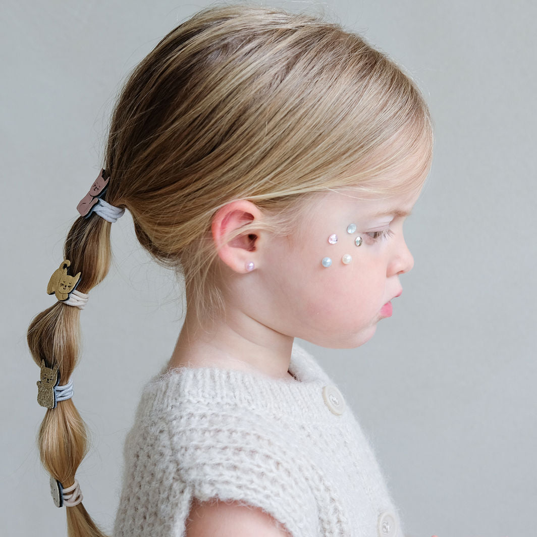 Mimi & Lula Selvklæbende ørestickers 30 par - Pink Gem Earrings