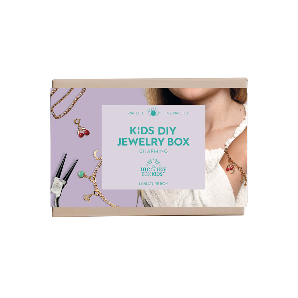 Me & My Box, DIY smykkeboks, Charming - armbånd m vedhæng til børn