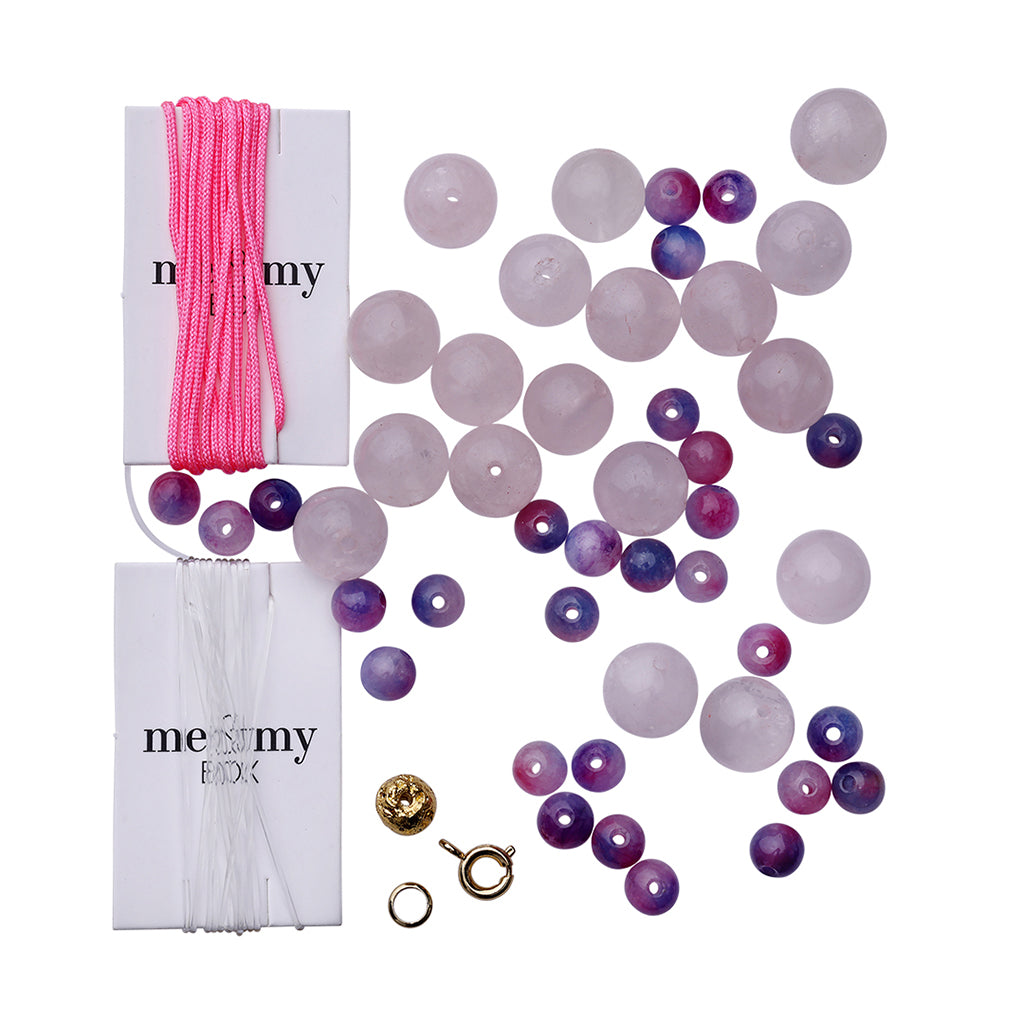 Me & My Box, DIY smykkeboks, Roseberry - 2 armbånd til børn