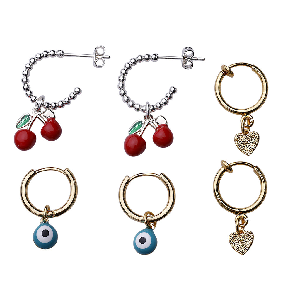 Me & My Box, DIY smykkeboks, Tassel Ear - 3 par øreringe til børn