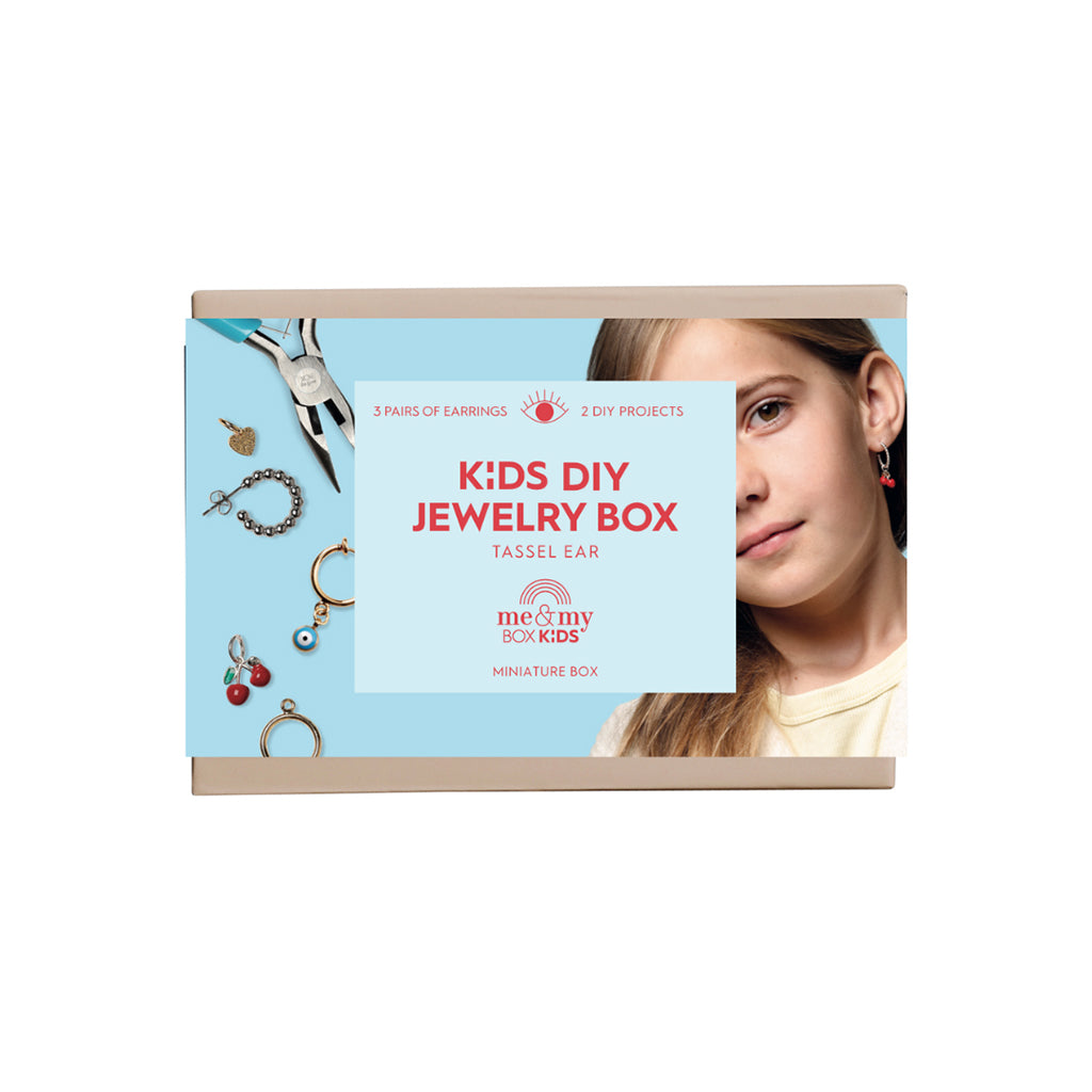 Me & My Box, DIY smykkeboks, Tassel Ear - 3 par øreringe til børn