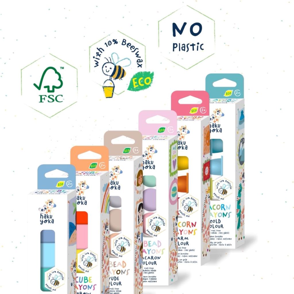 Haku Yoka, Firkantede farvekridt - regnbuens farver