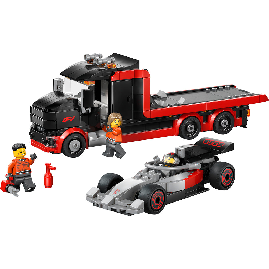 LEGO® City F1®-udstillingstruck med Audi F1®-racerbil