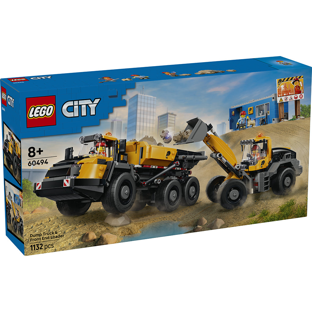 LEGO® City Frontlæsser og lastbil med tippelad