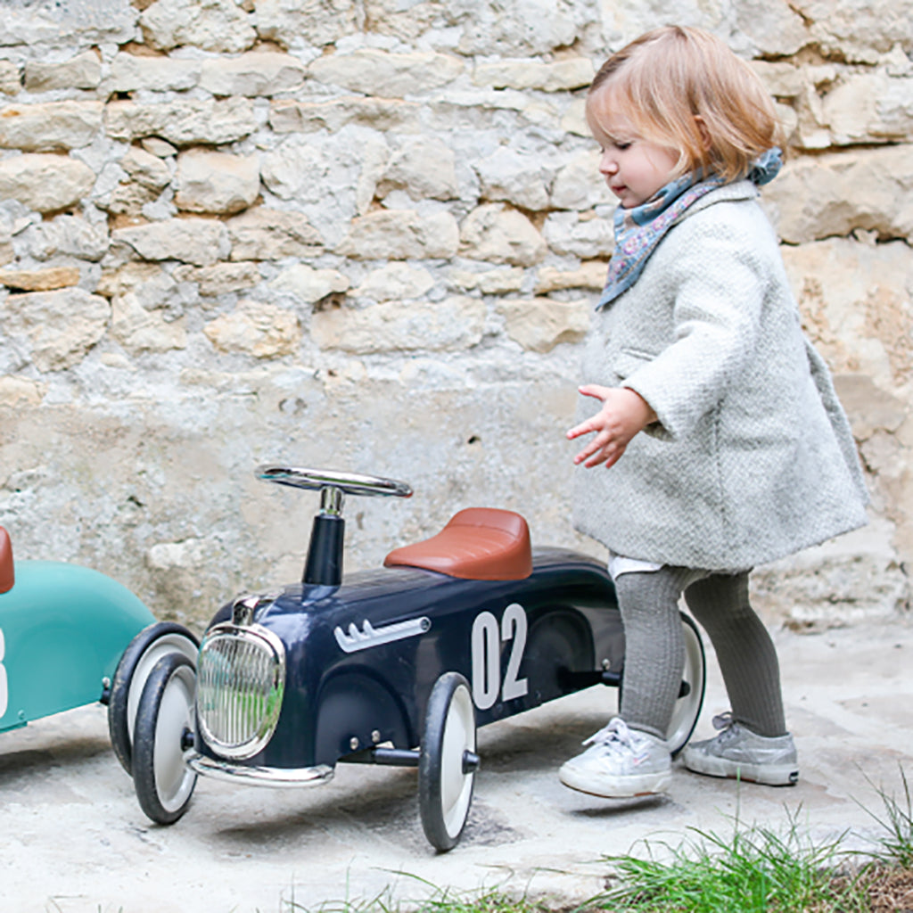 Baghera gåbil i metal, Shark blue