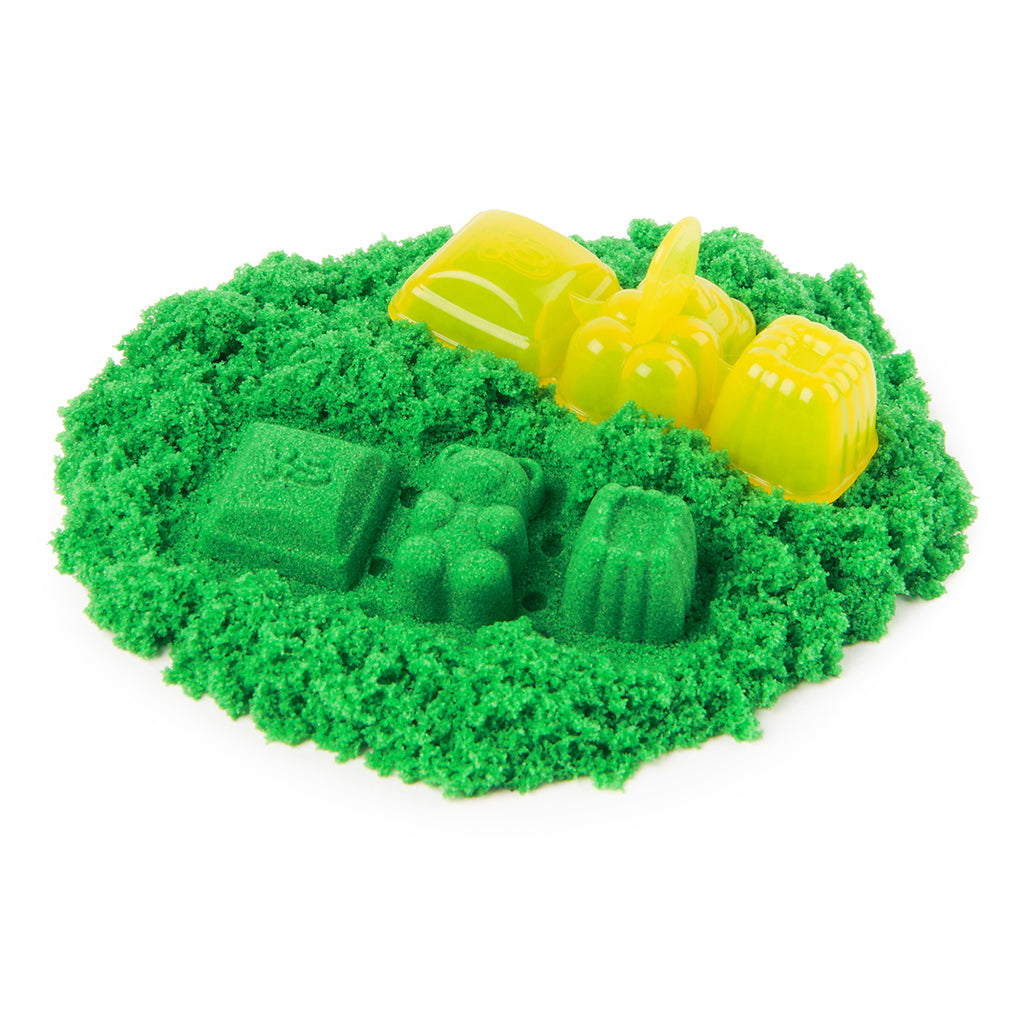 Kinetic Sand, Candy bag, 85 g og 1 form - 4 ass. farver