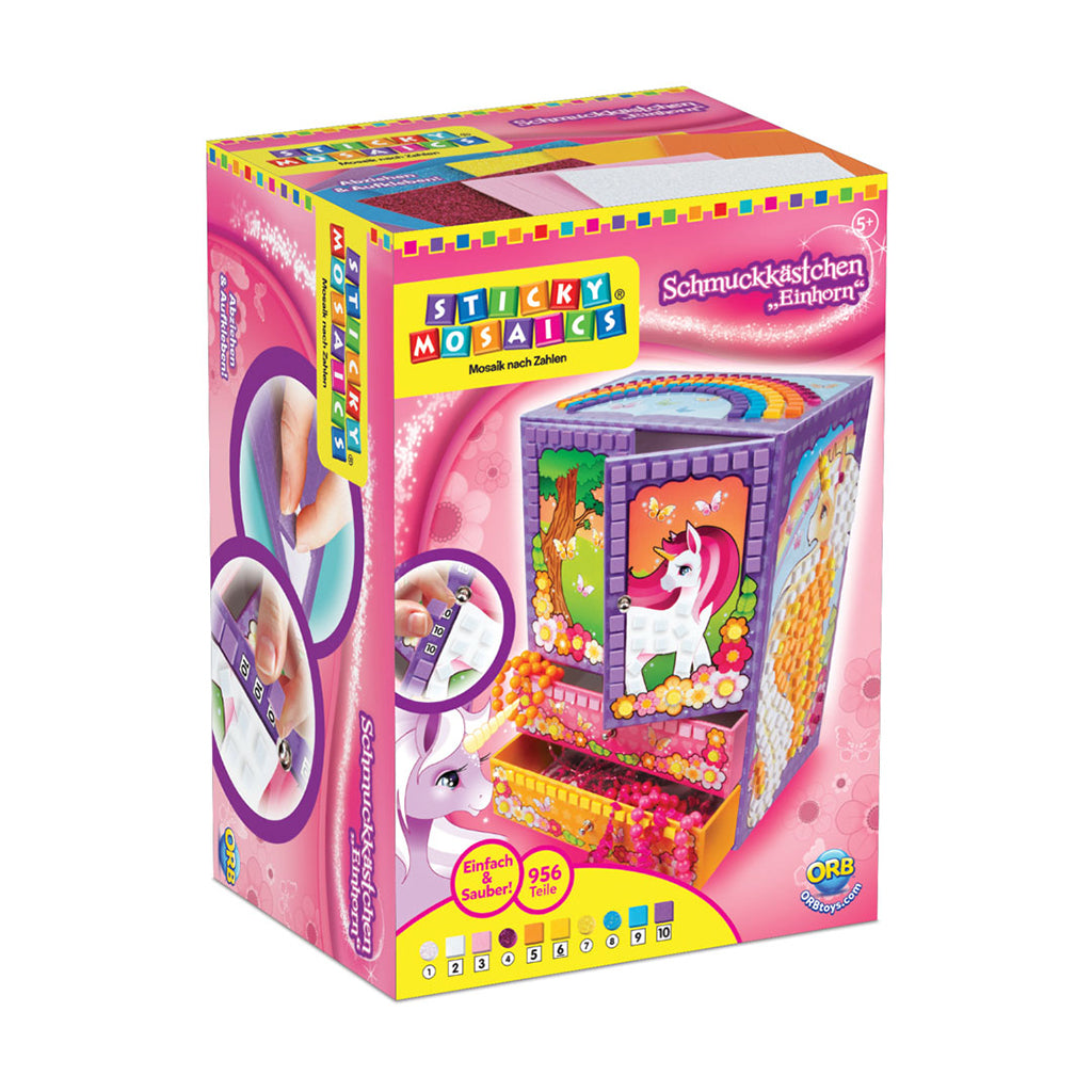 Sticky Mosaics Smykkeskrin, Unicorn