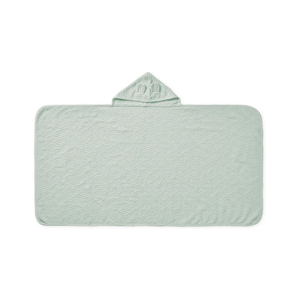 Cam Cam juniorhåndklæde m. hætte og øre, Dusty green