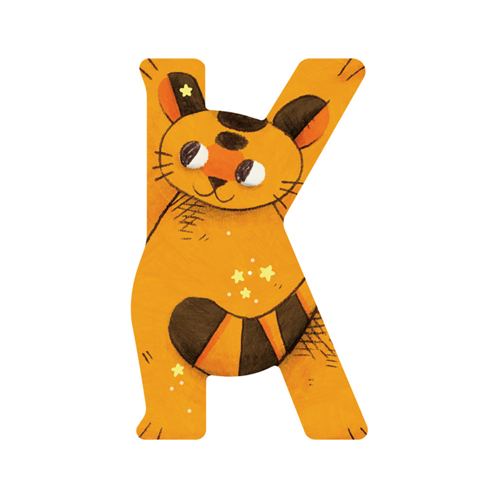 Moulin Roty bogstaver i træ, minus Æ, Ø og Å