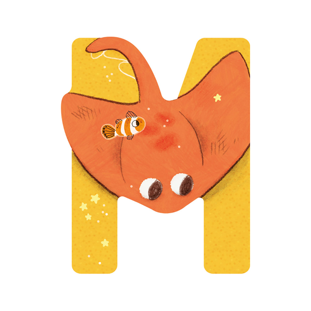 Moulin Roty bogstaver i træ, minus Æ, Ø og Å