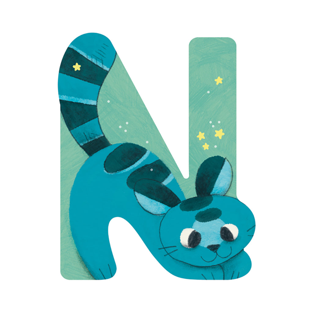 Moulin Roty bogstaver i træ, minus Æ, Ø og Å