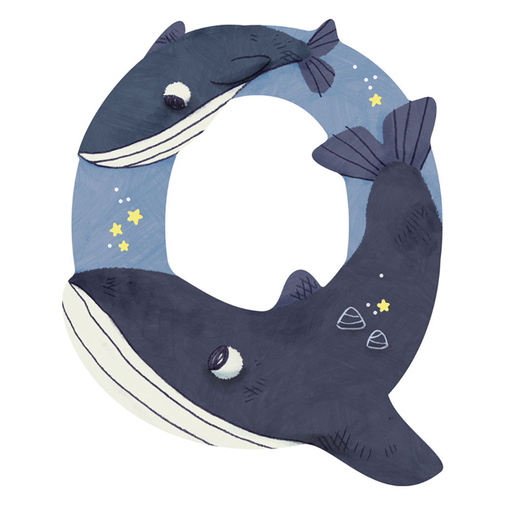 Moulin Roty bogstaver i træ, minus Æ, Ø og Å