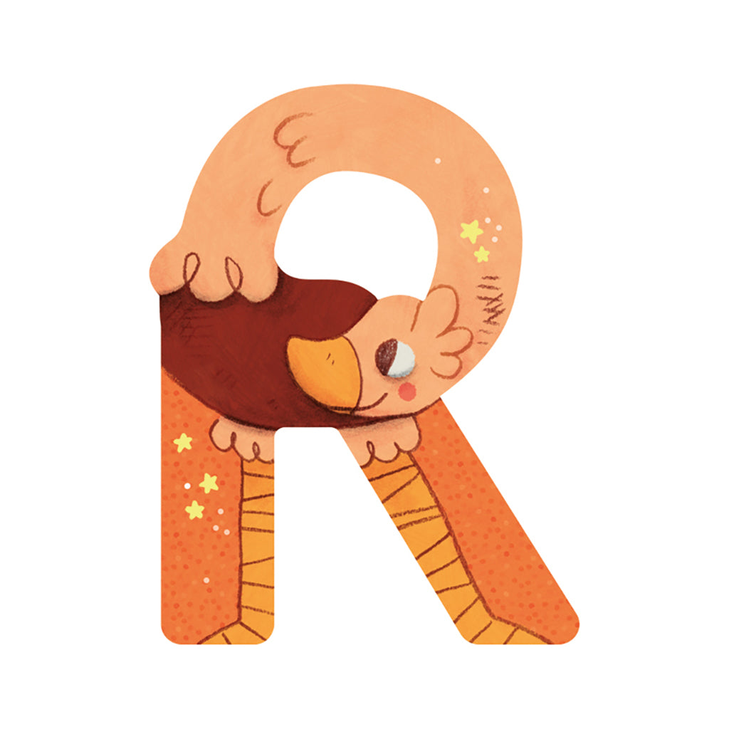 Moulin Roty bogstaver i træ, minus Æ, Ø og Å