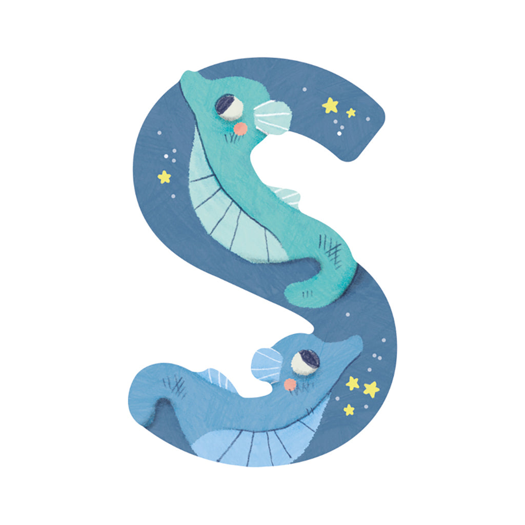 Moulin Roty bogstaver i træ, minus Æ, Ø og Å