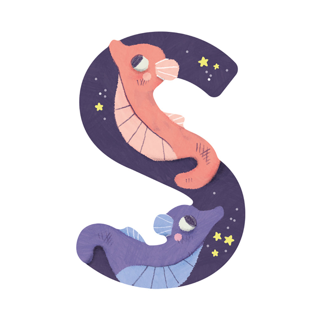 Moulin Roty bogstaver i træ, minus Æ, Ø og Å