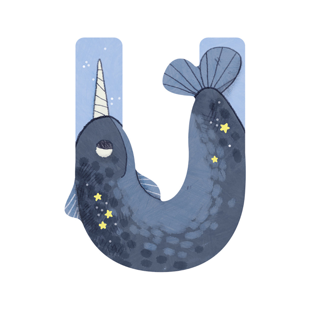 Moulin Roty bogstaver i træ, minus Æ, Ø og Å