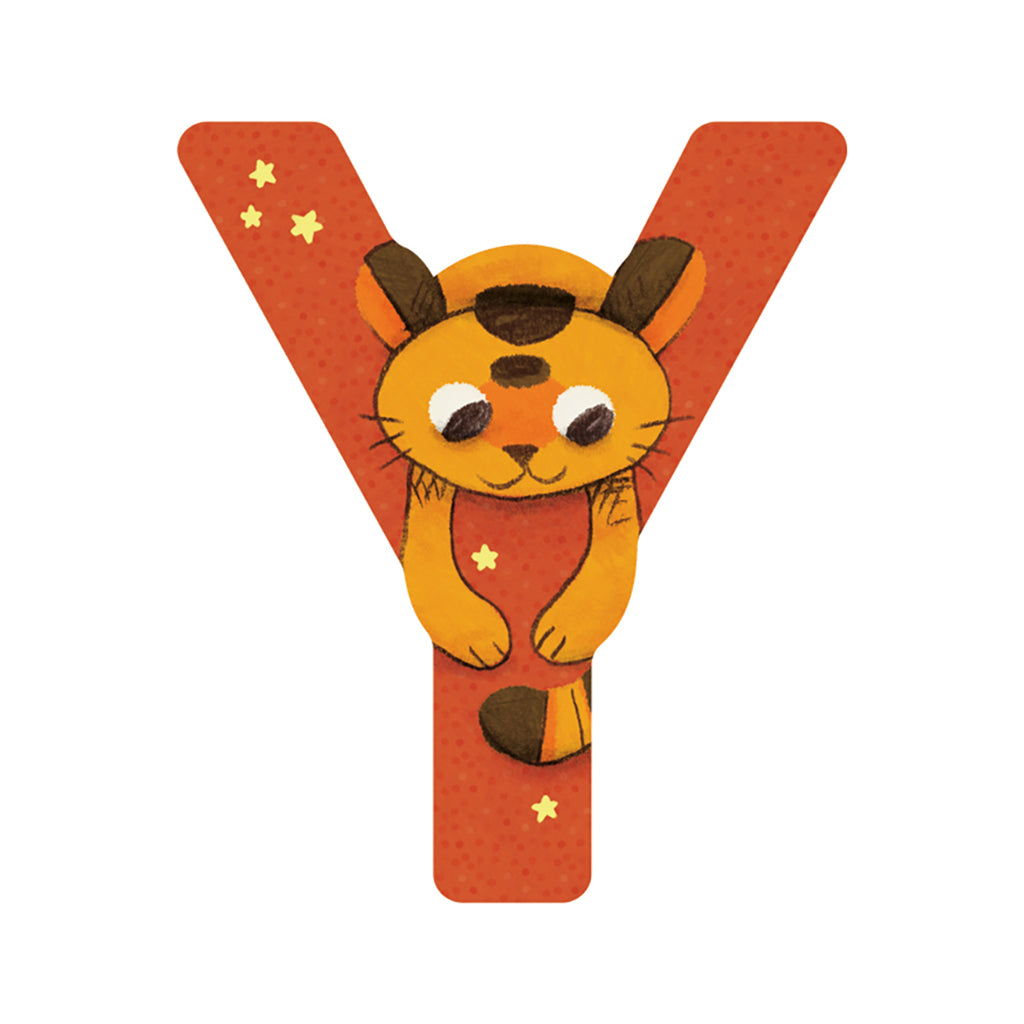 Moulin Roty bogstaver i træ, minus Æ, Ø og Å