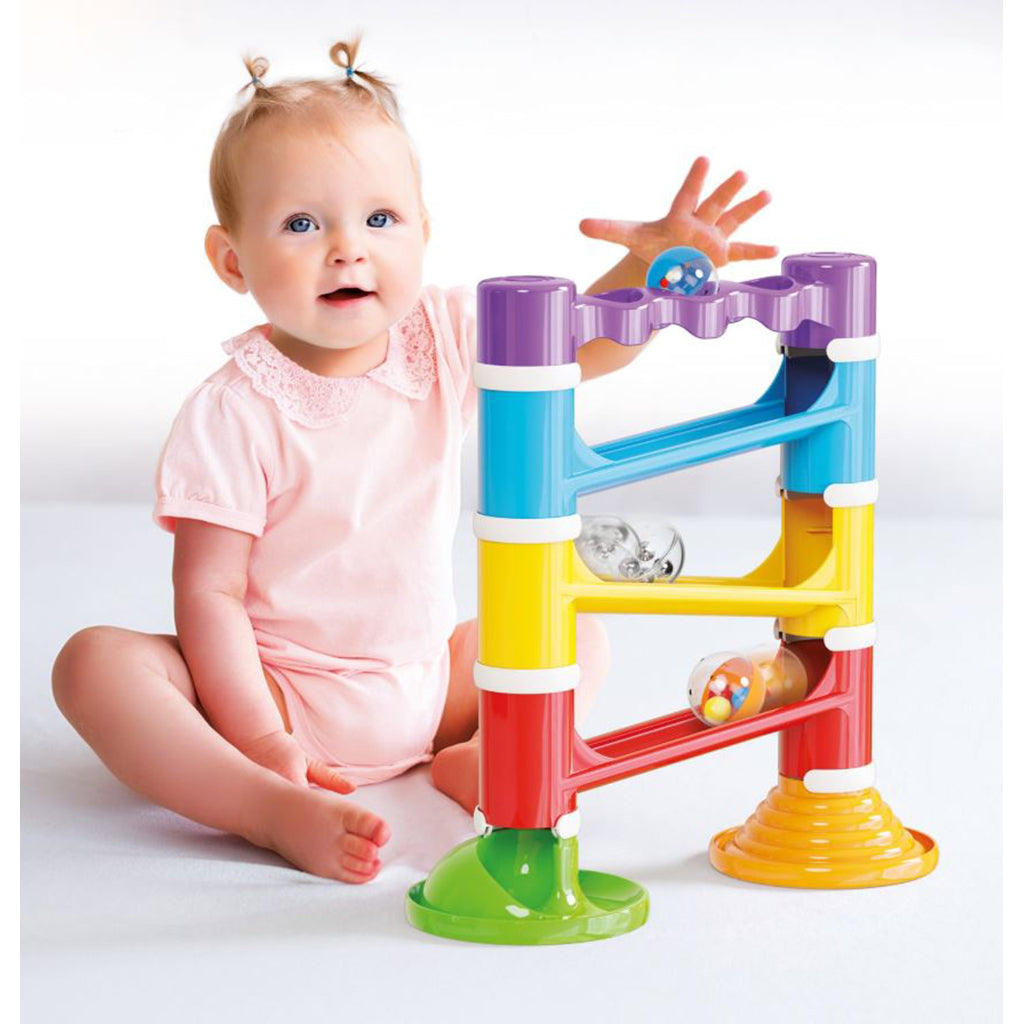 Quercetti kuglebane, Migoga tårn med lyd - 17 dele