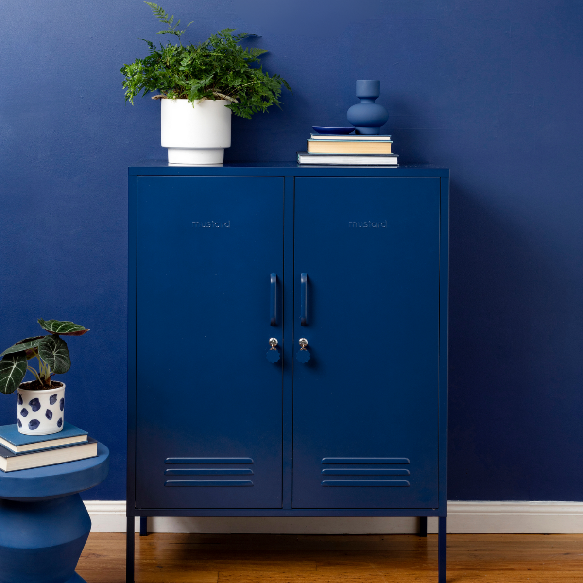 Mustard Made The Midi skab, Navy ORDRE EFTER 11/12-25 BLIVER FØRST LEVERET I JANUAR 26