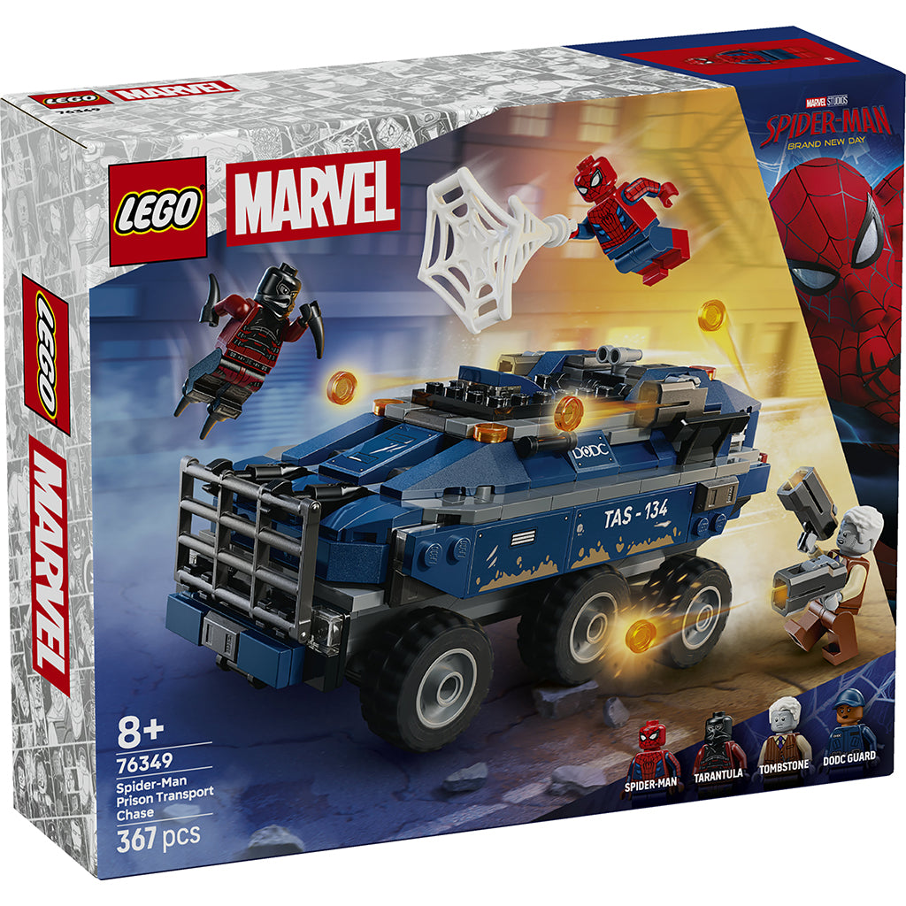 LEGO® ǀ Marvel Spider-Mans fængselstransport-jagt
