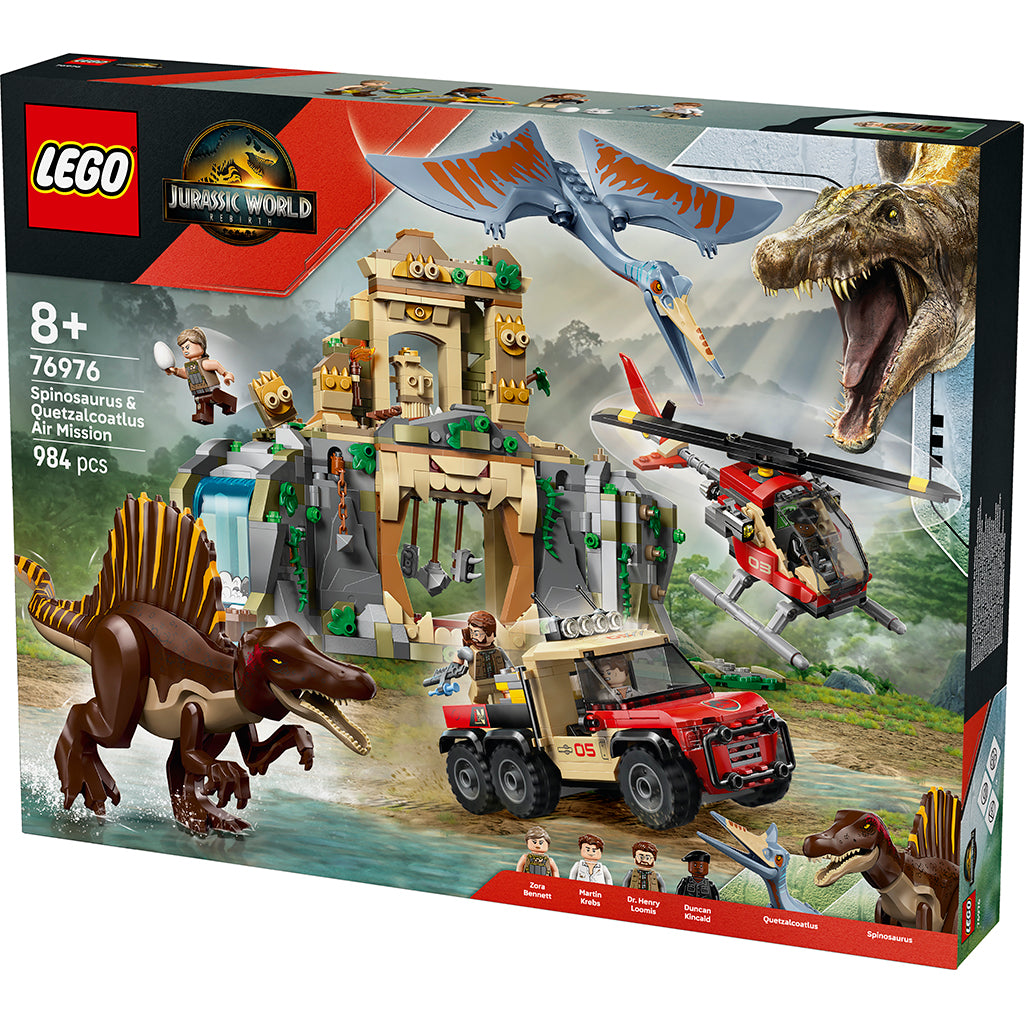 LEGO® Jurassic World™, Luftmission: Spinosaurus og quetzalcoatlus